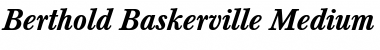 Berthold Baskerville ItalicBold Font