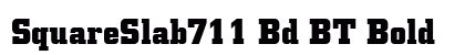 SquareSlab711 Bd BT Bold preview