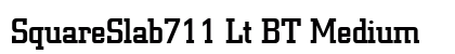 SquareSlab711 Lt BT Medium preview