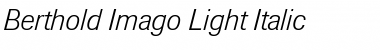 Berthold Imago Italic Font