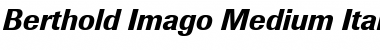 Berthold Imago ItalicBold Font