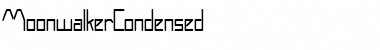 MoonwalkerCondensed Regular Font
