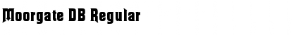 Download Moorgate DB Font