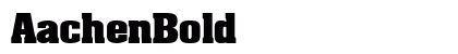 Aachen Bold Font