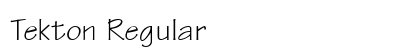 Tekton Regular Preview