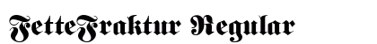 FetteFraktur Regular