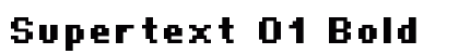 Supertext 01 Bold preview
