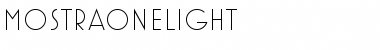 Download MostraOneLight Font