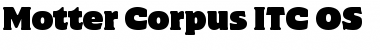 Download Motter Corpus ITC OS Font