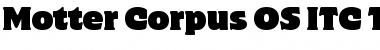Motter Corpus OS ITC TT Regular Font
