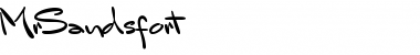 Mr Sandsfort Regular Font