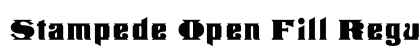 Stampede Open Fill Regular preview