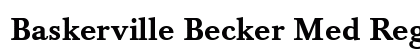Baskerville Becker Med Regular preview