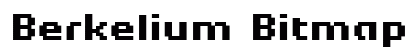 Berkelium Bitmap Regular preview