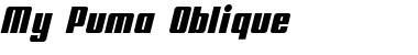 Download My Puma Oblique Font