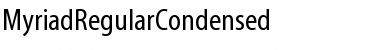 Download MyriadRegularCondensed Font