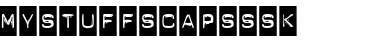 MyStuffSCapsSSK Regular Font