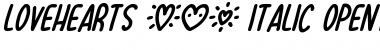 Download Lovehearts XYZ Font