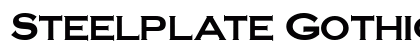 Steelplate GothicBold Preview