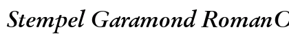 Stempel Garamond RomanOsF Bold Italic Preview