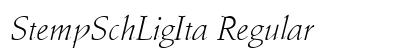 StempSchLigIta Regular preview