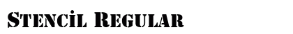 Stencil Regular Preview