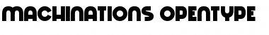 Machinations Regular Font