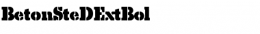 Download BetonSteDExtBol Font