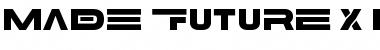 MADE Future X HEADER Black Font