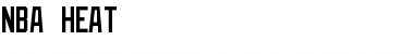 Download NBA Heat Font Download NBA Heat Font