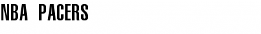 Download NBA Pacers Font Download NBA Pacers Font