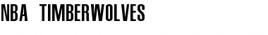 NBA Timberwolves Regular Font