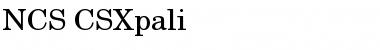 NCS CSXpali Regular Font