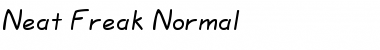 Neat Freak Normal Font