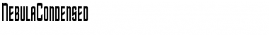 NebulaCondensed Regular Font NebulaCondensed Regular Font