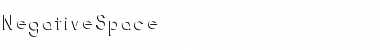 Download NegativeSpace Font Download NegativeSpace Font