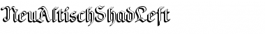 NeuAltischShadLeft Regular Font