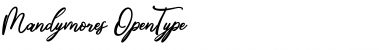Mandymores Regular Font