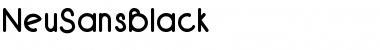 Download NeuSansBlack Font Download NeuSansBlack Font