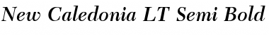 NewCaledonia LT SemiBold Italic Font