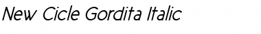 New Cicle Gordita Italic Font