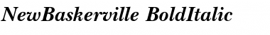 NewBaskerville BoldItalic Font