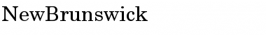 NewBrunswick Regular Font