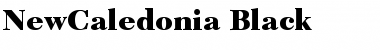 NewCaledonia-Black Black Font