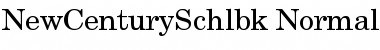 NewCenturySchlbk-Normal Regular Font