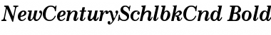 NewCenturySchlbkCnd-Bold-Italic Regular Font
