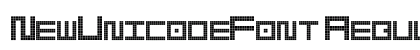 NewUnicodeFont Regular preview