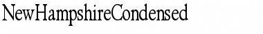 NewHampshireCondensed Regular Font