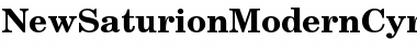 NewSaturionModernCyr Bold Font
