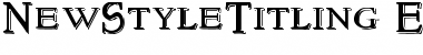 Download NewStyleTitling Embossed Font Download NewStyleTitling Embossed Font